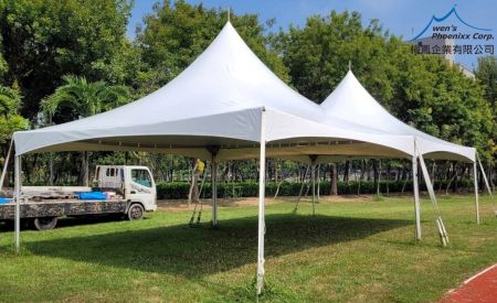 خيمة فعاليات بمقاس 6 متر × 6 متر